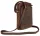 Giorgio Carelli barna bőr oldaltáska, crossbody 21 × 13 cm