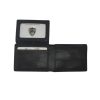 Giorgio Carelli fekete bőr pénztárca RFID, 10,5 × 8 cm