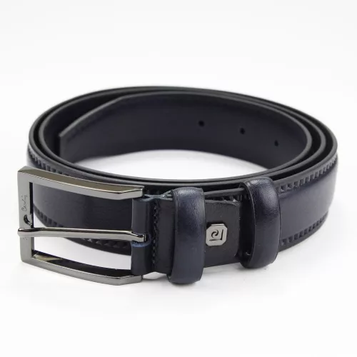 Pierre Cardin VNG 090 GF sötétkék férfi bőr öv