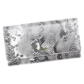   Rovicky 8803-SNR RFID ezüst női bőr pénztárca 19.5 x 11 x 3.5 cm