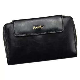   Rovicky 8808-BPR RFID fekete női bőr pénztárca 17 x 10 x 3.5 cm