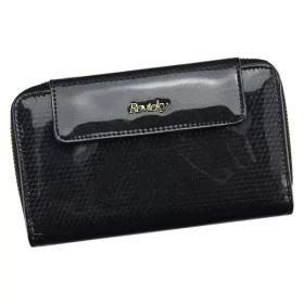   Rovicky 8808-SBR RFID fekete női bőr pénztárca 17 x 10 x 3.5 cm