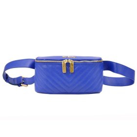   Pierre Cardin FRZ 1660 SAVAGE kék női bőr övtáska, crossbody 22 x 11 x 7 cm