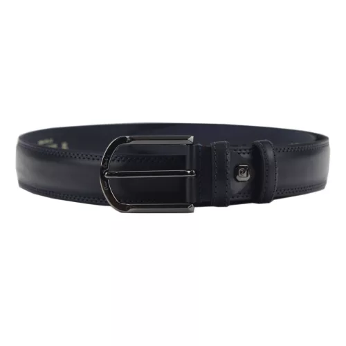 Pierre Cardin PSN 6205 sötétkék férfi bőr öv