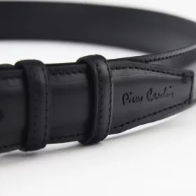 Pierre Cardin PSN 6209 fekete férfi bőr öv