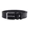 Pierre Cardin PSN 6210 sötétkék férfi bőr öv 4 cm