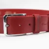 Pierre Cardin PSN 6210 sötétkék férfi bőr öv 4 cm