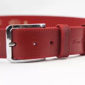 Pierre Cardin PSN 6210 sötétkék férfi bőr öv 4 cm