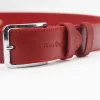 Pierre Cardin PSN 6210 sötétkék férfi bőr öv 4 cm