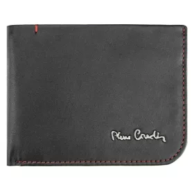   Pierre Cardin TILAK35 8804 fekete-piros férfi bőr pénztárca 11 x 9 x 2 cm