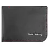 Pierre Cardin TILAK35 8806 fekete-piros férfi bőr pénztárca 12,5 x 9,5 cm