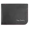 Pierre Cardin TILAK35 8806 fekete-piros férfi bőr pénztárca 12,5 x 9,5 cm