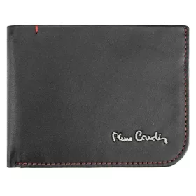  Pierre Cardin TILAK35 8806 fekete-piros férfi bőr pénztárca 12,5 x 9,5 cm