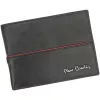 Pierre Cardin TILAK38 8806 RFID fekete-piros férfi bőr pénztárca 12.5 x 9.5 x 2 cm