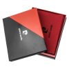 Pierre Cardin TILAK38 8806 RFID fekete-piros férfi bőr pénztárca 12.5 x 9.5 x 2 cm
