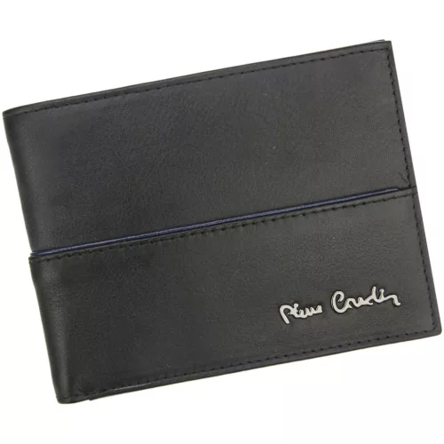 Pierre Cardin TILAK38 8806 RFID fekete férfi bőr pénztárca 12.5 x 9.5 x 2 cm