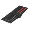 Pierre Cardin TILAK38 8824 RFID fekete-piros férfi marhabőr pénztárca 11 x 9 x 2 cm