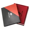 Pierre Cardin TILAK38 8824 RFID fekete-piros férfi marhabőr pénztárca 11 x 9 x 2 cm