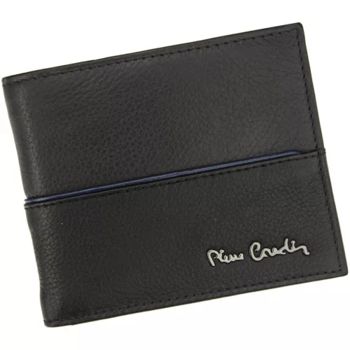 Pierre Cardin TILAK38 8824 RFID fekete férfi bőr pénztárca 11 x 9 x 2 cm