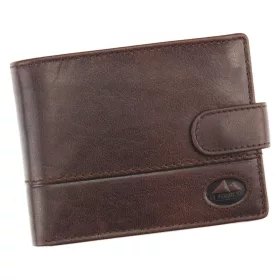   EL FORREST 892-22 RFID barna férfi bőr pénztárca 12 x 9.5 x 2.5 cm