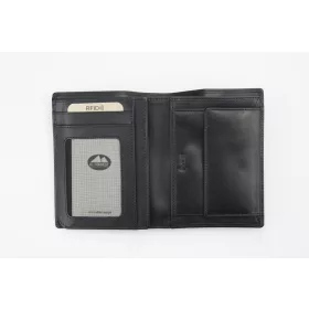   EL FORREST 861-67 RFID fekete férfi bőr pénztárca 10.5 x 13 x 2.5 cm