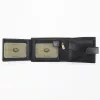 EL FORREST 892-67 RFID fekete férfi bőr pénztárca 12 x 9.5 x 2.5 cm