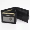 EL FORREST 892-67 RFID fekete férfi bőr pénztárca 12 x 9.5 x 2.5 cm