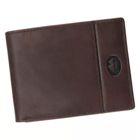   EL FORREST 892/A-22 RFID barna férfi bőr pénztárca 12 x 9.5 x 2.5 cm