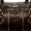 Gregorio 130/0788 sötétbarna bőr utazótáska 55 x 28 x 26 cm