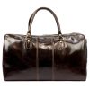 Gregorio 130/0788 sötétbarna bőr utazótáska 55 x 28 x 26 cm