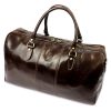 Gregorio 130/0788 sötétbarna bőr utazótáska 55 x 28 x 26 cm