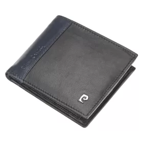   Pierre Cardin TILAK30 8824 fekete-piros férfi bőr pénztárca 11 x 9 cm