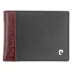   Pierre Cardin TILAK30 8806 fekete-piros férfi bőr pénztárca 12,5 x 9,5 cm