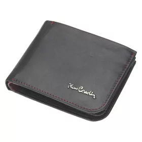   Pierre Cardin TILAK35 324 RFID fekete-piros férfi bőr pénztárca 12 x 9,5 cm