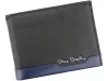Pierre Cardin TILAK37 325 RFID fekete-piros marhabőr férfi pénztárca 12 x 9.5 cm