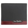 Pierre Cardin TILAK37 8824 RFID fekete-piros férfi bőr pénztárca 11 x 9 x 2 cm