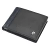 Pierre Cardin TILAK30 8805 fekete férfi bőr pénztárca 12,5 x 9,5  cm