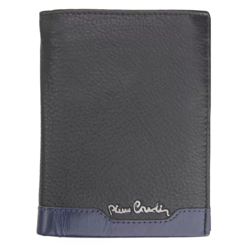 Pierre Cardin TILAK37 326 RFID fekete férfi bőr pénztárca 10.5 x 12.7 x 2.8 cm