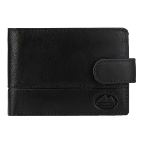  EL FORREST 851-61 RFID fekete férfi bőr pénztárca 11 x 8 x 2.5 cm