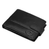 EL FORREST 851-61 RFID fekete férfi bőr pénztárca 11 x 8 x 2.5 cm