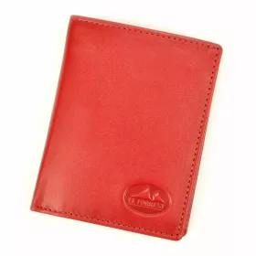  EL FORREST 854-47 RFID piros bőr pénztárca 8 x 10 x 1.5 cm