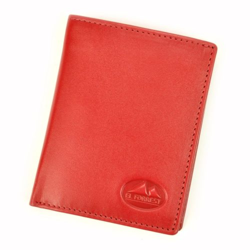 EL FORREST 854-47 RFID piros bőr pénztárca 8 x 10 x 1.5 cm