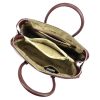 Pierre Cardin 55045 TSC barna női bőr kézitáska, válltáska, oldaltáska 34 x 31.5 x 17 cm