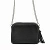 Pierre Cardin FRZ 1652 fekete női bőr válltáska, oldaltáska 23 x 17 x 8 cm