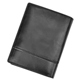   EL FORREST 859-61 RFID fekete férfi bőr pénztárca 13 x 10 x 3 cm