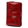 EL FORREST 821-58 RFID piros női bőr pénztárca 8.5 x 13 x 3 cm