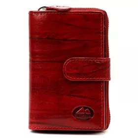   EL FORREST 821-58 RFID piros női bőr pénztárca 8.5 x 13 x 3 cm