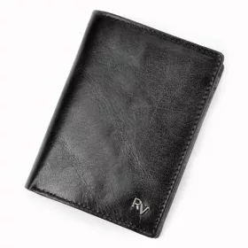   Rovicky RV-7870 fekete férfi bőr pénztárca 10 x 13.3 x 3 cm