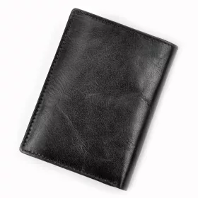   Rovicky RV-7870 fekete férfi bőr pénztárca 10 x 13.3 x 3 cm
