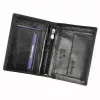 Rovicky RV-7870 fekete férfi bőr pénztárca 10 x 13.3 x 3 cm